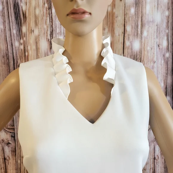 NWOT Calvin Klein Women's Sleeveless Fitted Cocktail Sheath Dress 6 - Picture 5 of 9